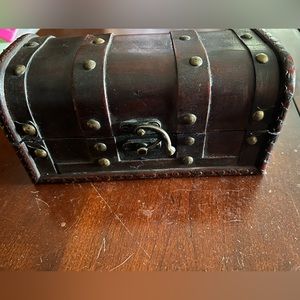 Decorative wooden chest